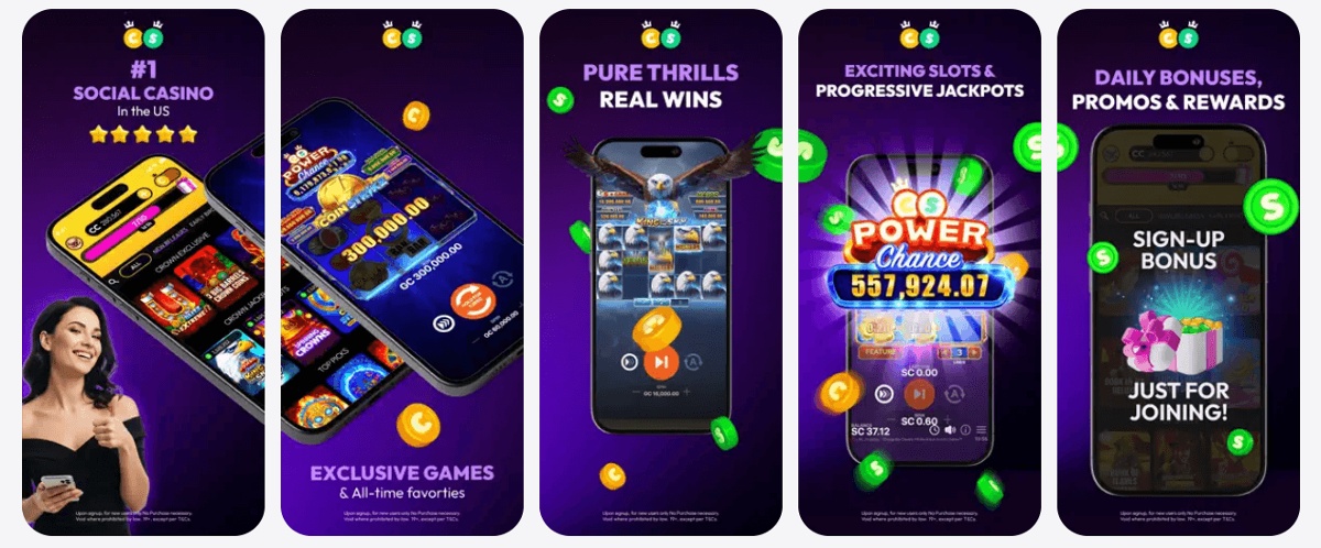 crowncoins mobile casino app